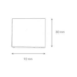 AALBORG Wandleuchte Down Außenbereich Braun Antik