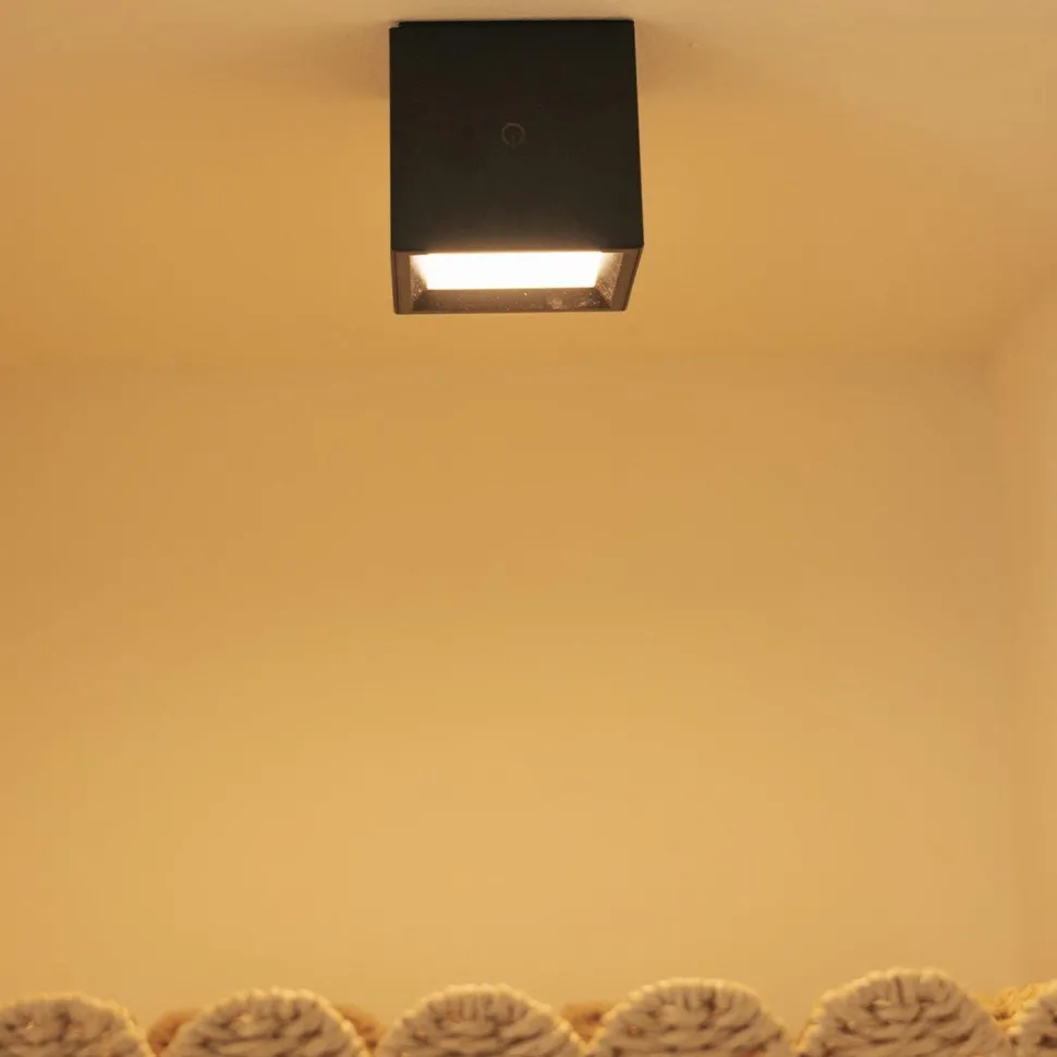 Akku Wandleuchte kabellos LED Touch Dimmer B: 7,5 cm Akku