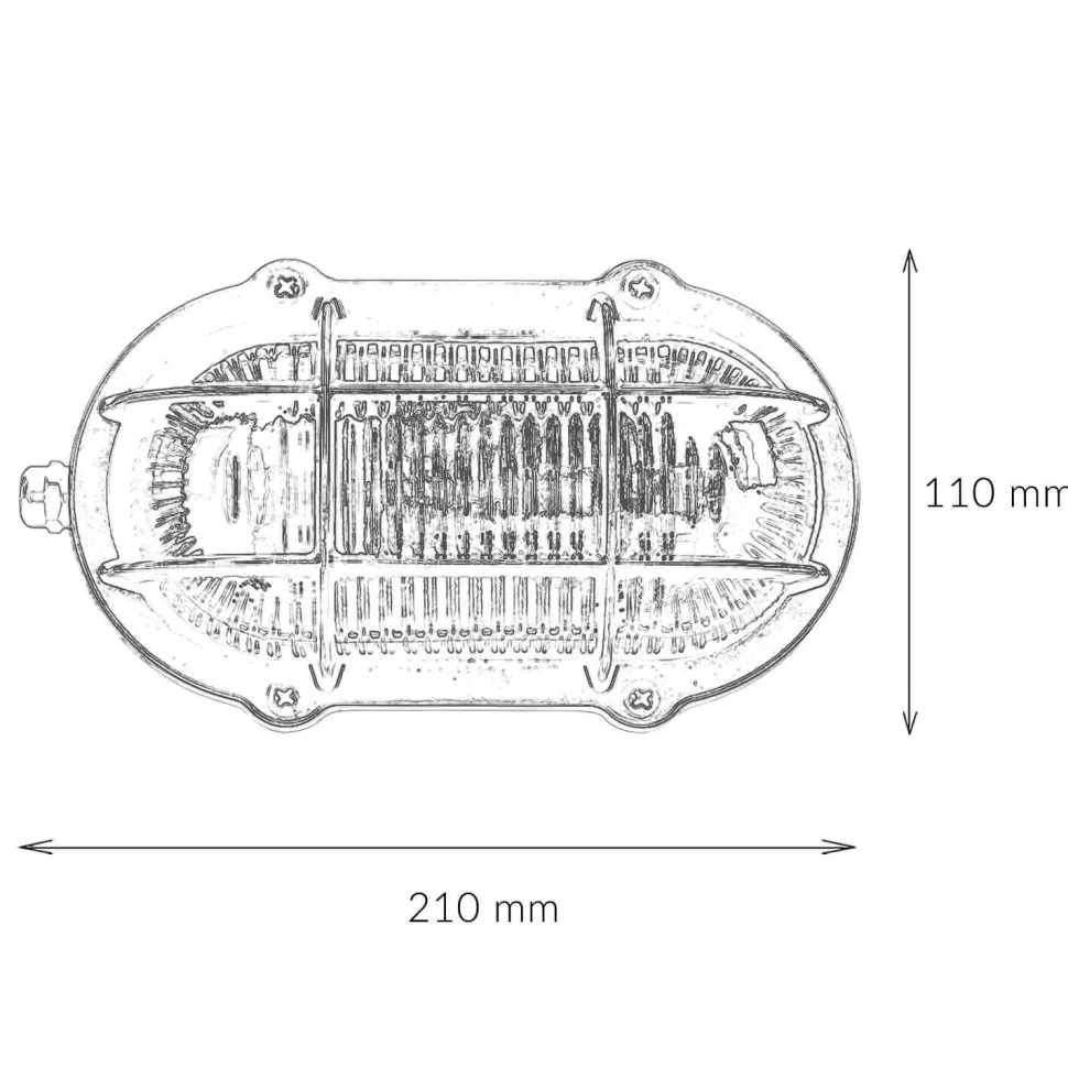 Antike Außenlampe Wand Echt-Messing SKIATHOS