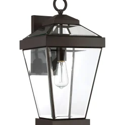 Antike Wandleuchte IP44 Vintage Metall Glas E27