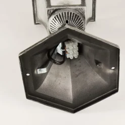 Antike Wegeleuchte Garten TOSCANA Silber regenfest