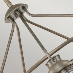 Außen Deckenleuchte verstellbar B: 62,5 cm 5x E27 IP44