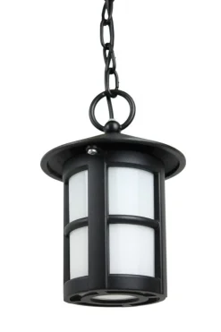 Außen Hängelampe Schwarz rund IP43 Rustikal Garten