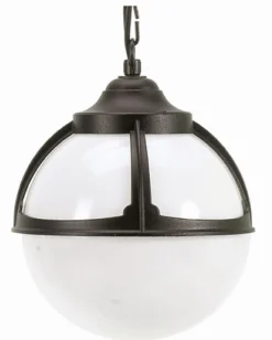 Außen Hängeleuchte Kugel Schirm IP44 Vintage E27