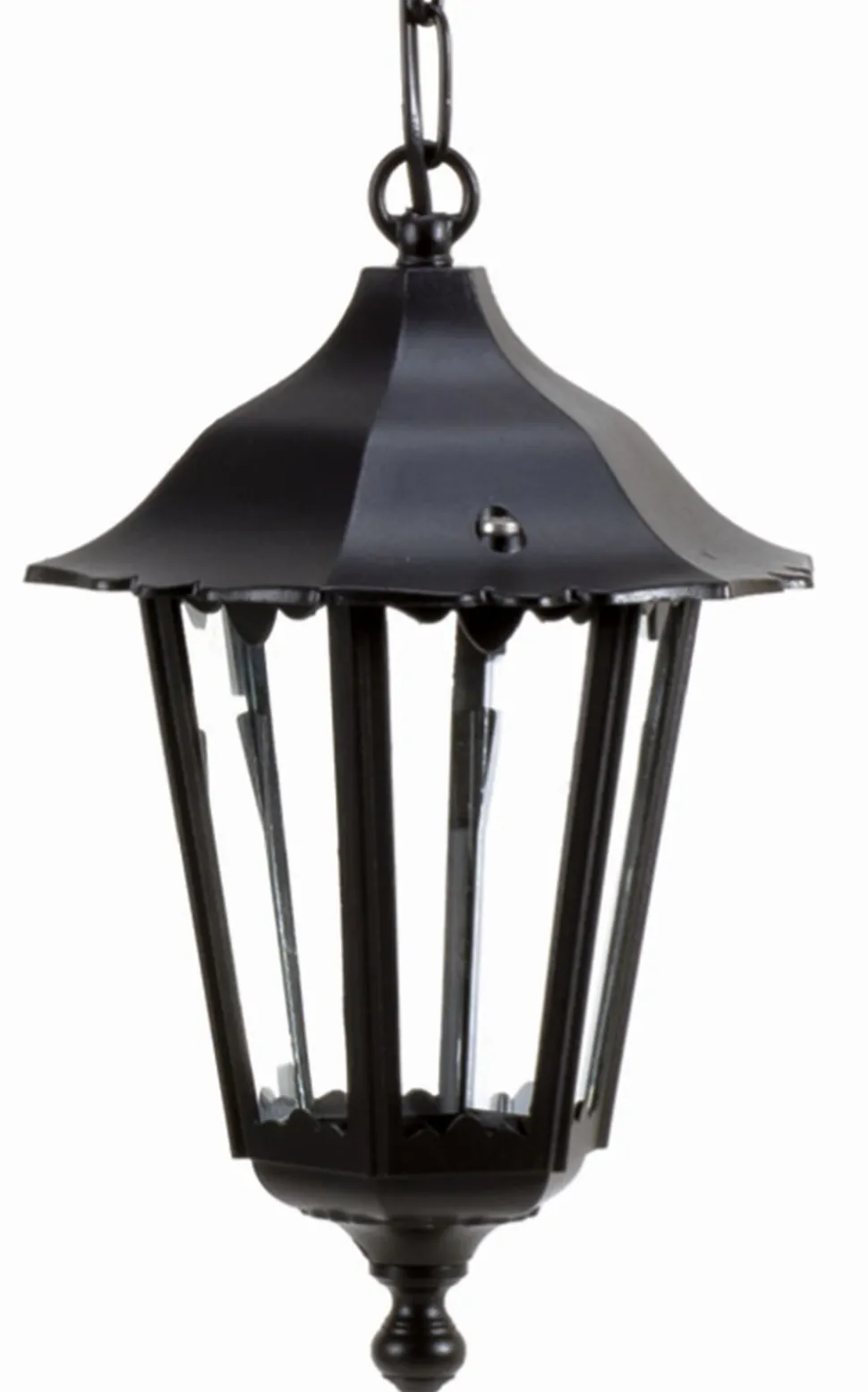 Außen Hängeleuchte Schwarz IP44 Rustikal E27 Laterne
