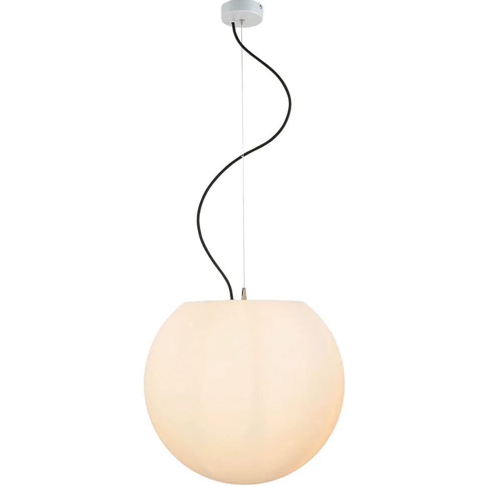 Außen Hängeleuchte Weiß rund Ø45cm