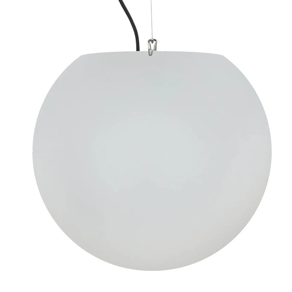Außen Hängeleuchte Weiß rund Ø45cm