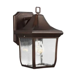 Außen Laterne Braun Rustikal IP44 Hof Aluminium