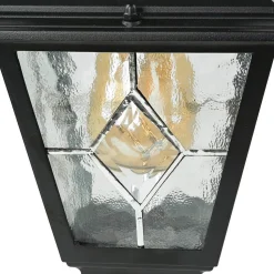 Außen Laterne Schwarz Rustikal IP43 Haustür Hof