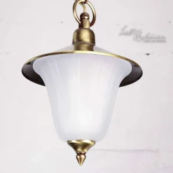 Außen Pendelleuchte aus Echt-Messing Ø20cm ANDROS