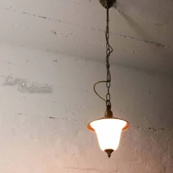 Außen Pendelleuchte aus Echt-Messing Ø20cm ANDROS