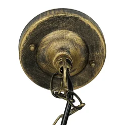 Außen Pendelleuchte Gold Antik SALZBURG Tiffany Stil