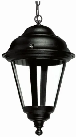 Außen Pendelleuchte Schwarz E27 witterungsbeständig