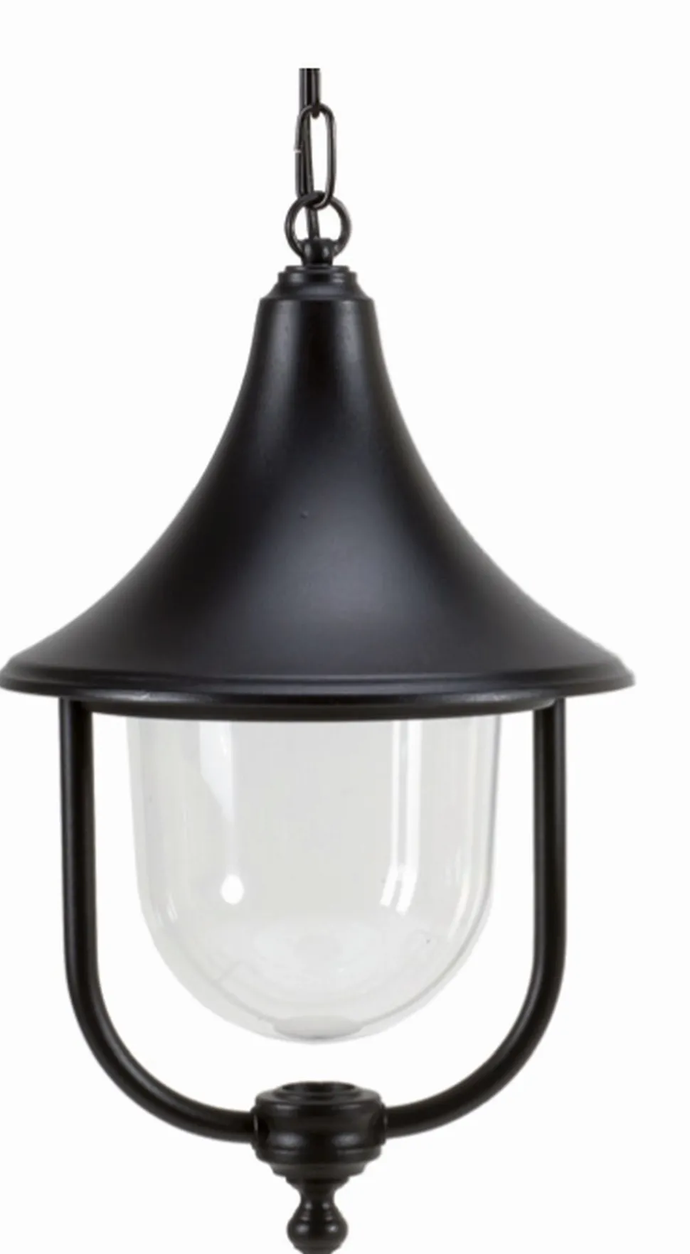 Außen Pendelleuchte Schwarz IP43 Rustikal Aluminium E27
