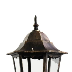 Außen Stehleuchte Schwarz Kupfer wetterfest 1,13m BRISTOL II