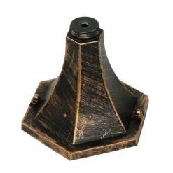 Außen Stehleuchte Schwarz Kupfer wetterfest 1,13m BRISTOL II