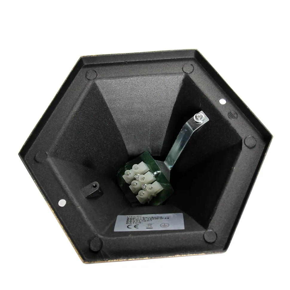 Außen Stehleuchte Schwarz Kupfer wetterfest 1,13m BRISTOL II