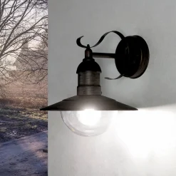 Außen Wandlampe Antik Gold OSLO rustikal wetterfest