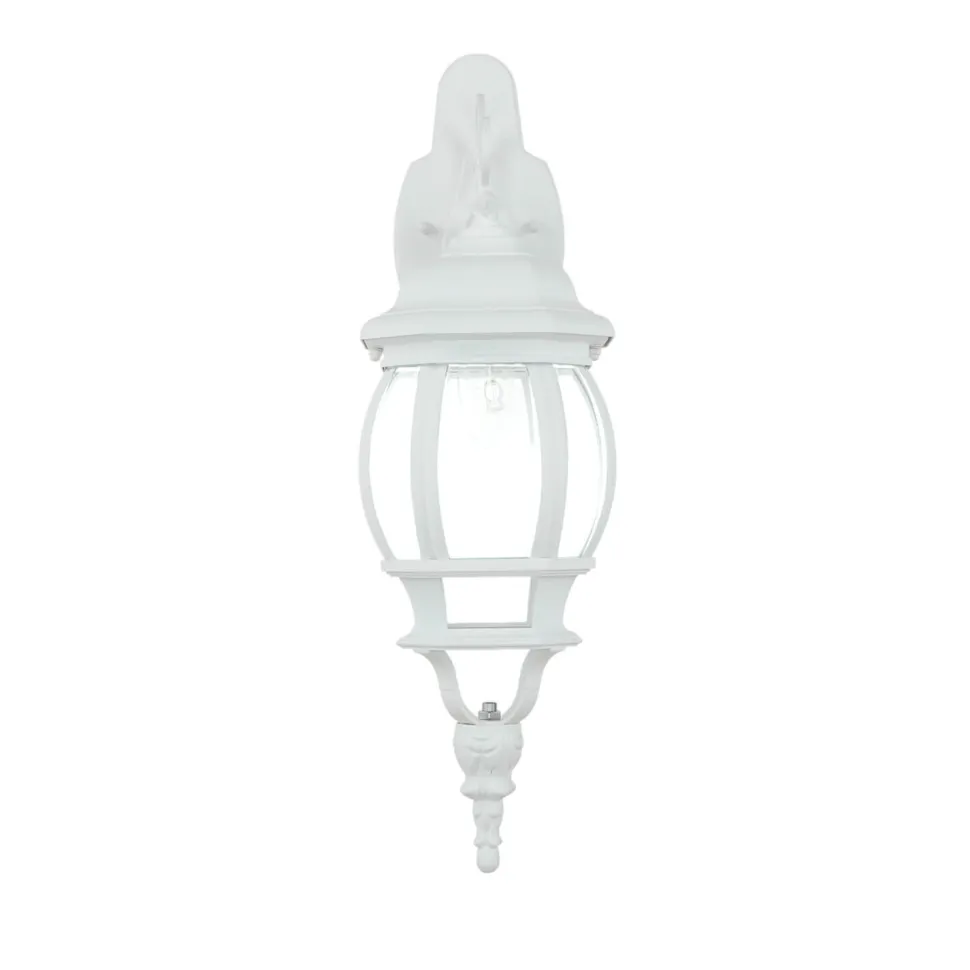 Außen Wandlampe BREST Gartenlaterne weiß wetterfest