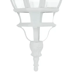 Außen Wandlampe BREST Gartenlaterne weiß wetterfest