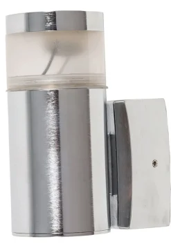 Außen Wandlampe Chrom aus Messing rostfrei GU10