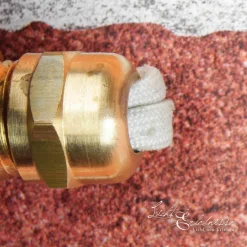 Außen Wandlampe Grau aus Echt-Messing SKIATHOS