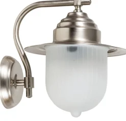 Außen Wandlampe in Nickel Echt-Messing PEONIA