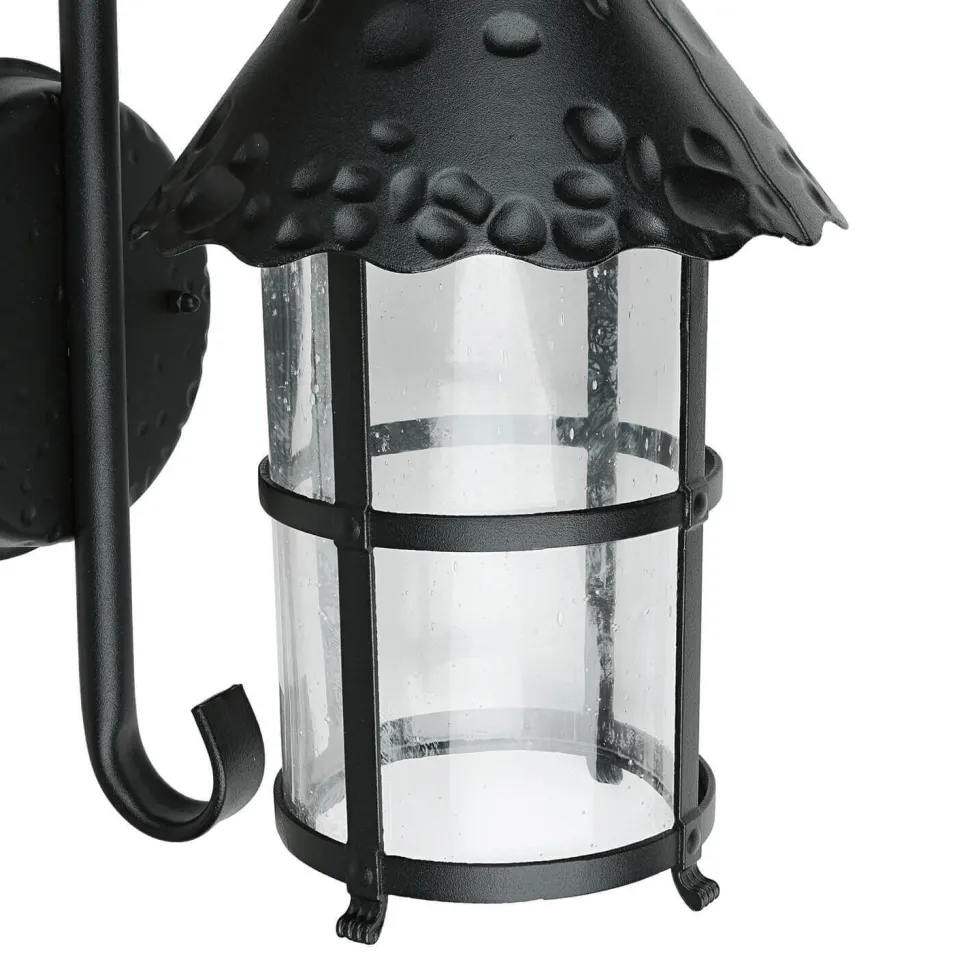 Außen Wandlampe Schwarz regenfest Rustikal TOURNAI