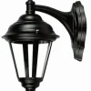 Außen Wandlampe Schwarz Rustikal Aluminium IP44 ELEANOR