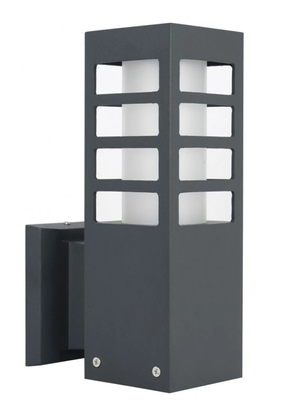 Außen Wandleuchte Anthrazit IP54 eckig E27