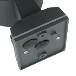 Außen Wandleuchte Anthrazit IP44 E27 Ø11cm H:21cm