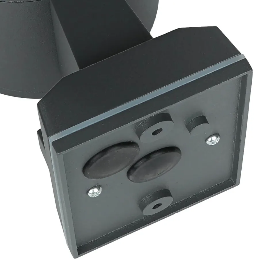 Außen Wandleuchte Anthrazit IP44 E27 Ø11cm H:21cm