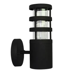 Außen Wandleuchte Edelstahl IP44 Skandinavisch Schwarz