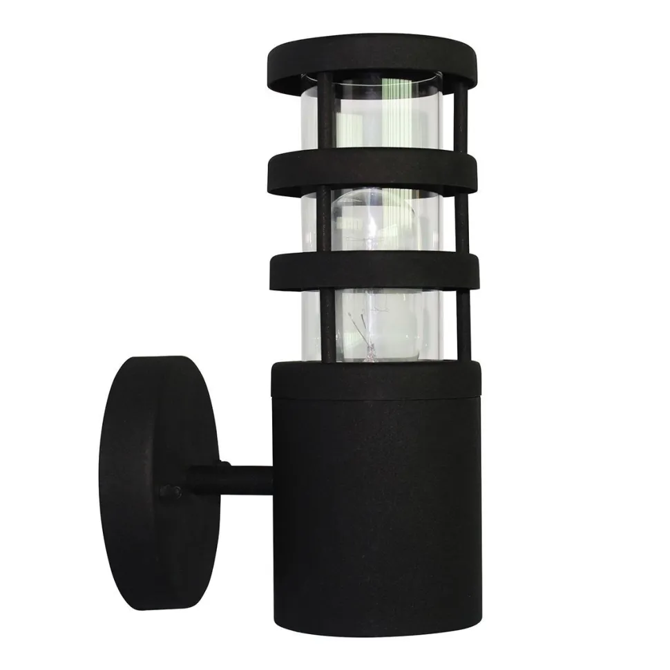 Außen Wandleuchte Edelstahl IP44 Skandinavisch Schwarz