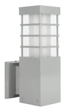 Außen Wandleuchte IP54 wetterfest E27 in Silber