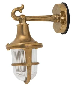 Außen Wandleuchte Messing Maritim IP64 Hof Terrasse