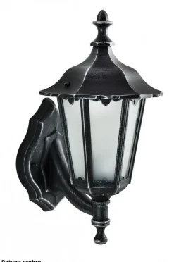 Außen Wandleuchte Schwarz Rustikal IP43 DILSEN