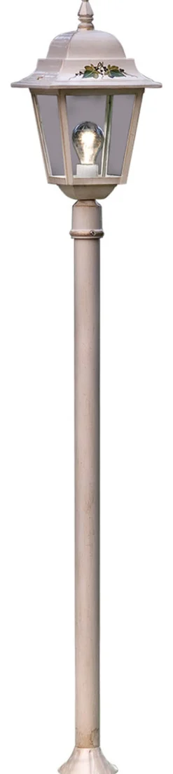 Außenlampe Aluminium B: 21,5 cm 144 cm hoch IP43 E27