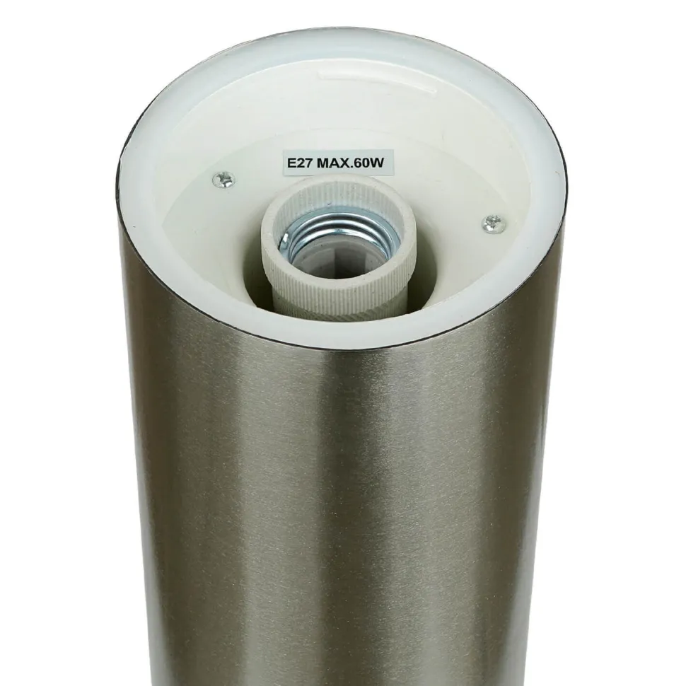 Außenlampe Edelstahl 75 cm blendarm IP44 rund E27