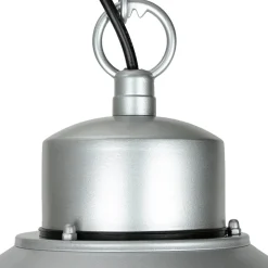 Außenlampe Edelstahl E27 IP44 in Silber Maritim