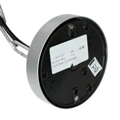 Außenlampe Edelstahl E27 IP44 in Silber Maritim