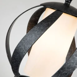 Außenlampe Glas Metall E27 IP44 H: max. 287,3 cm Modern