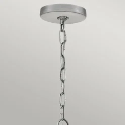 Außenlampe hängend Glas Alu E27 IP44 höhenverstellbar Maritim