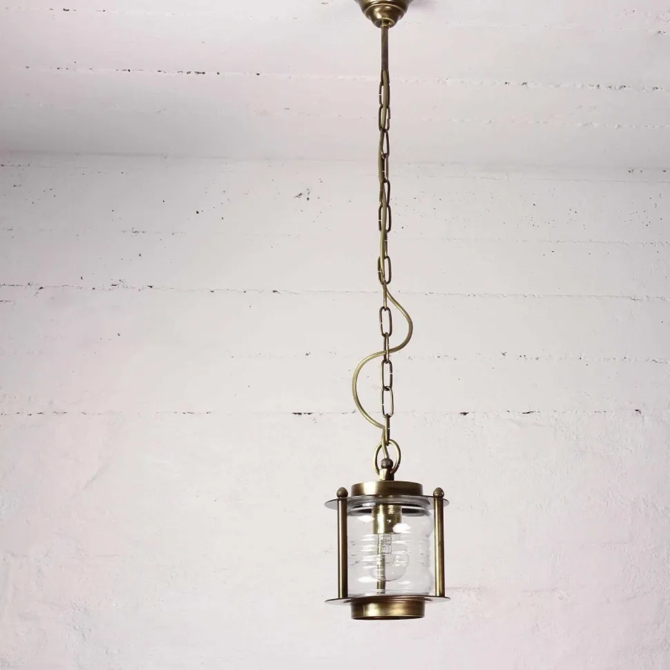 Außenlampe Hängend MYKO aus Messing rostfrei