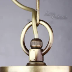 Außenlampe Hängend MYKO aus Messing rostfrei