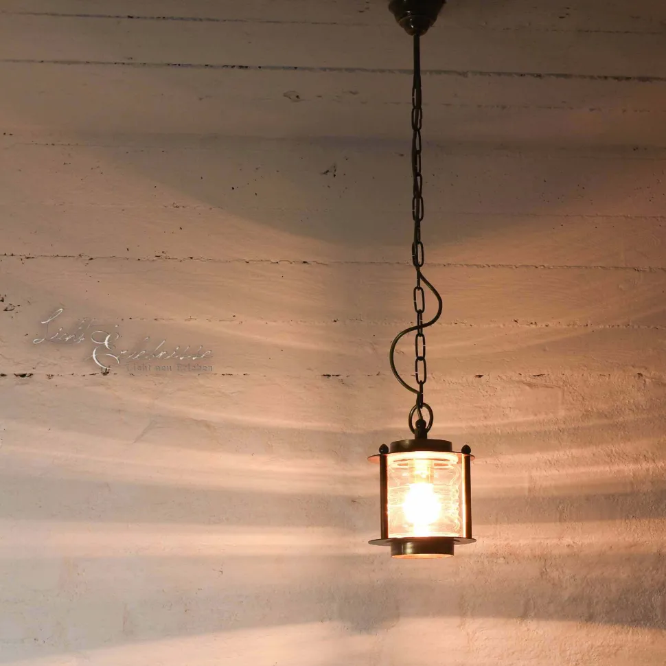 Außenlampe Hängend MYKO aus Messing rostfrei