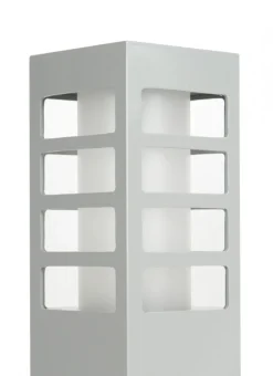 Außenlampe in Silber 25cm klein wetterfest IP54