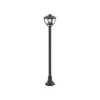 Außenlampe IP44 100 cm Schwarz Aluminium Modern E27