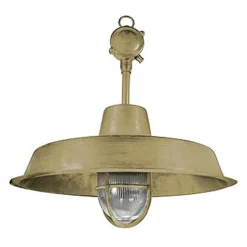 Außenlampe Messing Glas D: 46 cm IP44 in E27 rund LITOS