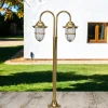 Außenlampe Messing H:85cm Maritim Weg Garten IP54